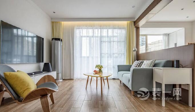 北欧风格两室一厅小户型案例 海口年轻夫妇清