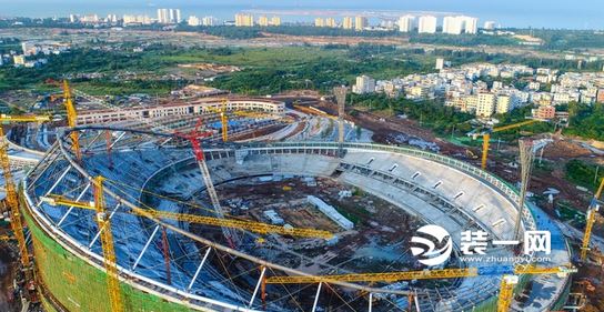 海口五源河体育场一场八馆 明年4月28日使用