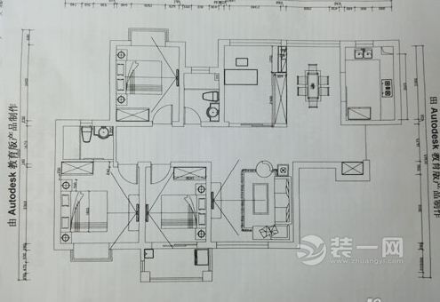 海口简约装修户型图